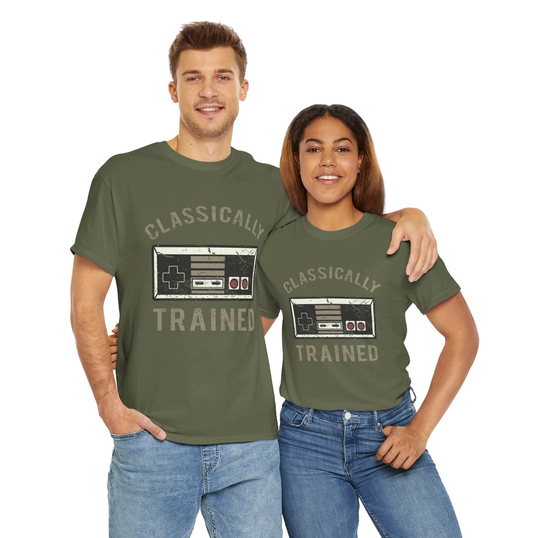 Classically Trained Video Game Controller T-shirt: Retro Gaming Tee - Etsy