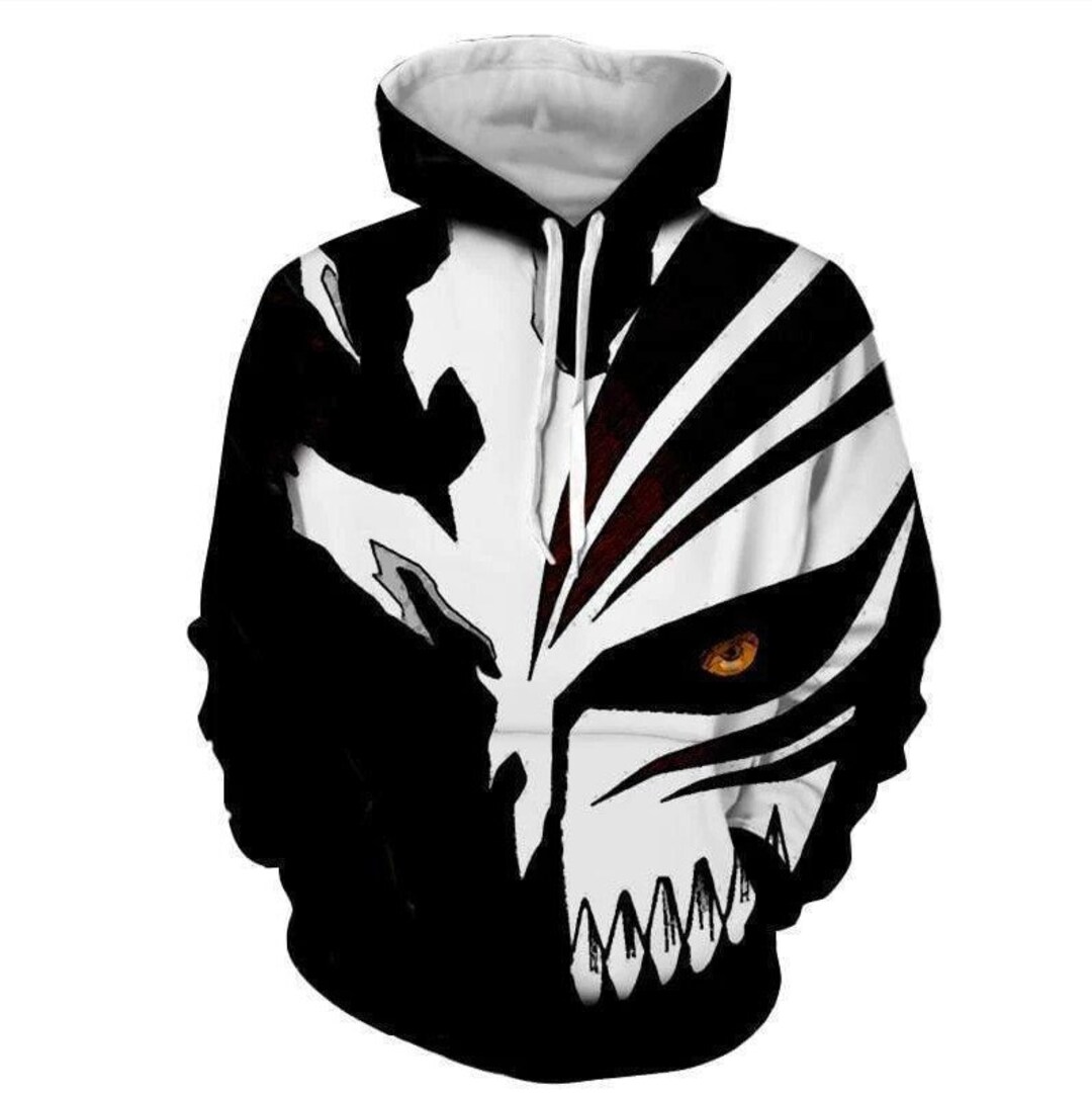 Bleach Shirt 3D Anime Hoodie Bankai Symbols Streetwear Etsy