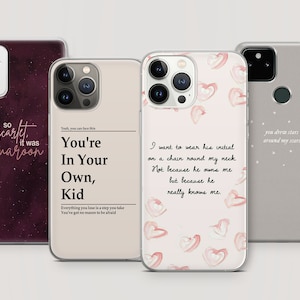 Taylor Scars Dein Wille wächst in passender Jahreszeit Songtexte Phone Case iPhone14 13 12 11 Samsung Galaxy S21 Note Ultra A21 Google Pixel 5/6/7
