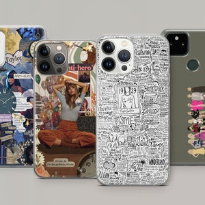 Taylor Cartoon Graffiti Girl Fashion Singer Case iPhone 14 13 12 11 Samsung Galaxy Galaxy S21 Note Ultra A21 Google Pixel 5/6/7