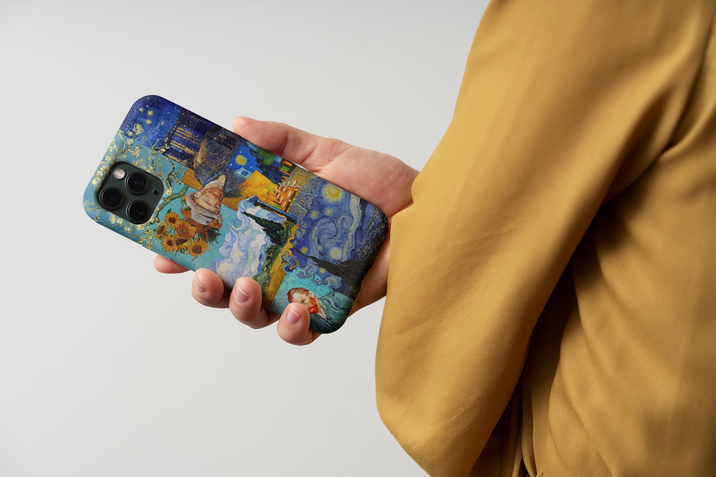 Starry Sky Flower Pots – Van Gogh-Inspired Planters With Drainage Hole, Colorful Art Decor For Indoor & Outdoor Plants