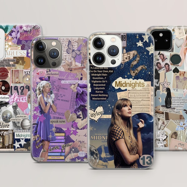 Taylor Girl Fashion Singer Case iPhone 15 14 13 12 11 Samsung Galaxy Galaxy S21 Note Ultra A21 Google Pixel 5/6/7