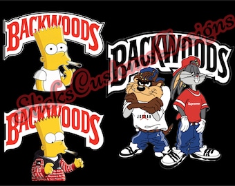 Backwoods | Bart Simpson | PNG | Digital Download | Cricut | Silhouette | Sublimation