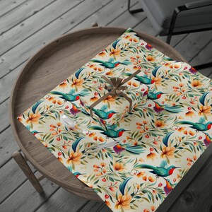 Vibrant Hummingbird Seamless Pattern Collection - Bright, Colorful ...