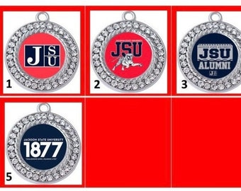 Jackson State Tigers HBCU Collegiate Black College Jewelry Making Charms (JSU) #2