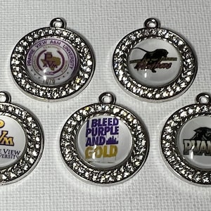 Prairie View University Panthers HBCU Collegiate Black College Jewelry Making Charms (PVAMU)