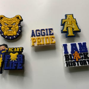 HBCU Schuhanhänger Collegiate schwarz College #8