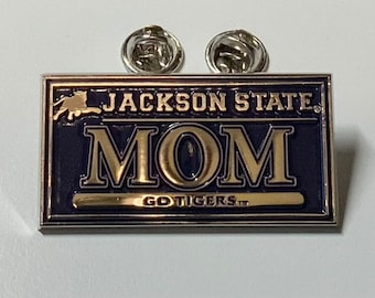 Jackson State Tigers Mom Lapel Pin HBCU Collegiate Black College Enamel Lapel Pin
