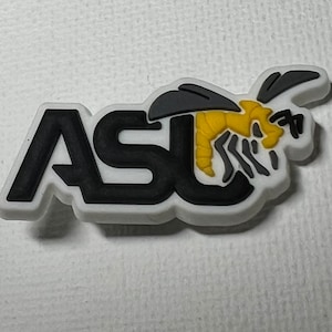 Alabama State Hornets Shoe Charms Collegiate Black College (ASU)