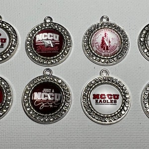 North Carolina Central University Eagles HBCU Collegiate Black College Jewelry Making Charms (NCCU)