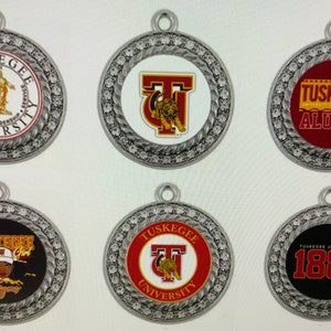 Tuskegee University Tigers HBCU Collegiate Black College Jewelry Making Charms (Tuskegee)