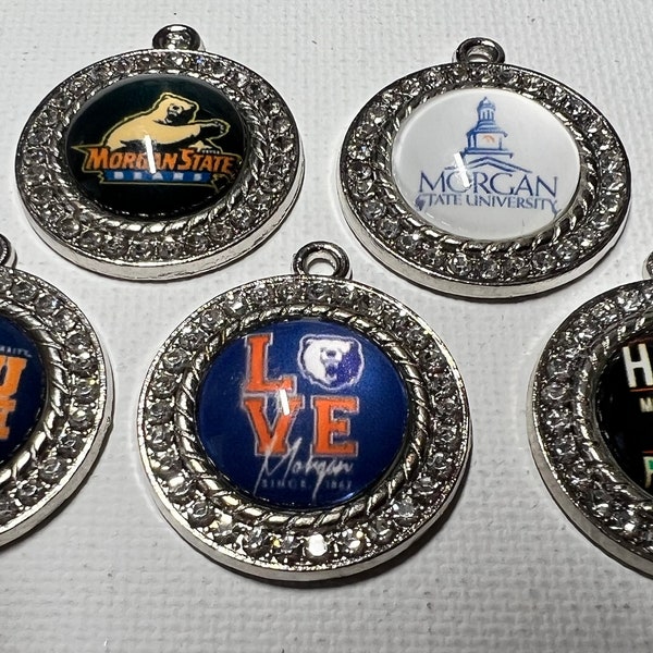 Morgan State Bears HBCU Collegiate Black College Jewelry Making Charms (MSU)