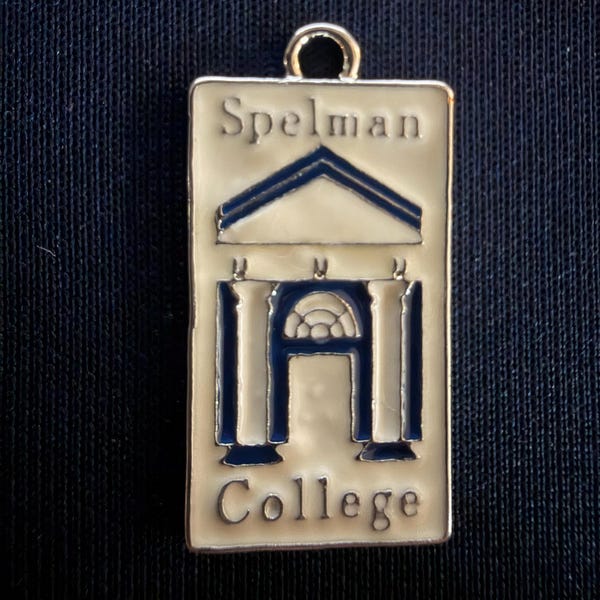 Spelman College Jaguars HBCU College Black College Schmuckherstellung Emaille Anhänger