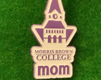 Morris Brown College Wolverines Mom Lapel Pin HBCU Collegiate Black College Homecoming