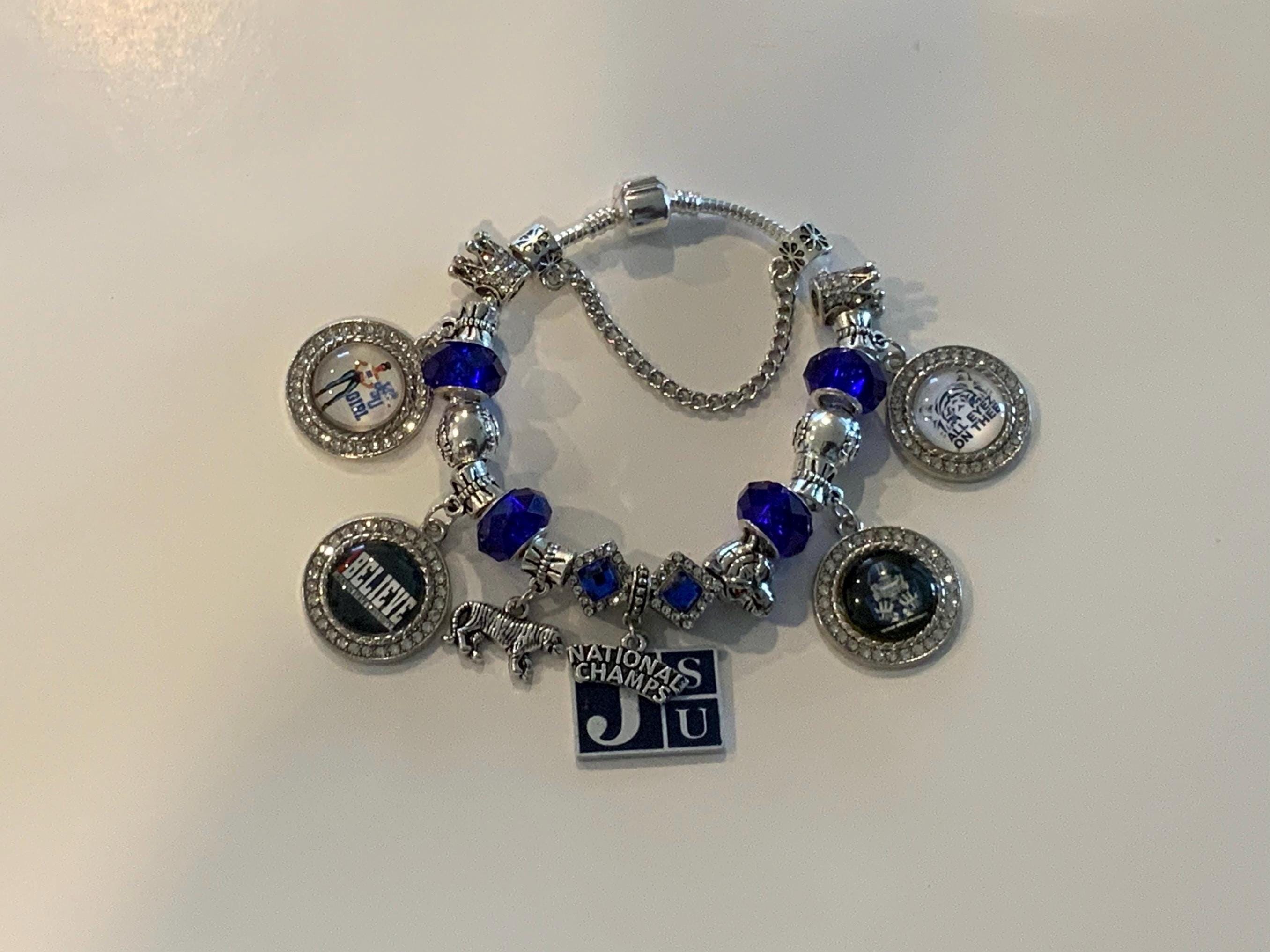 アイ Jackson State University Tigers Charm Bracelet HBCU National