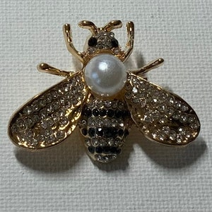 Wunderschön detaillierte Bumble Bee Honey Bee Handgemachte Frauen Brosche Anstecknadel Realistische Emaille Pin Bee #2