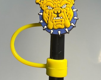 Adornos para pajitas HBCU North Carolina A&T Collegiate Black College Drink Cup Tumblers Toppers