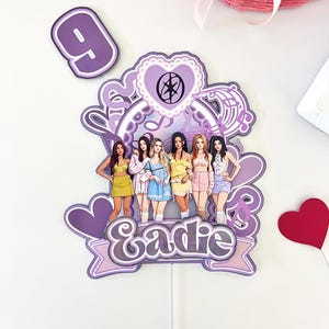 KATSEYE Inspired Personalised Cake Topper | Kpop Theme Birthday