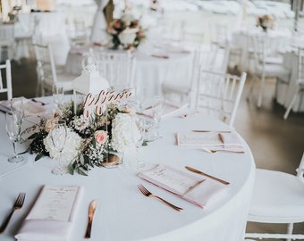 Round tablecloth 220cm Restly White premium stain resistant color For weddings parties birthdays events