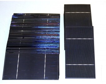 3"x6" inch (76 x 156 mm) 2-band connection class A Polycrystalline solar cell with 1800mW power (36 pcs.)