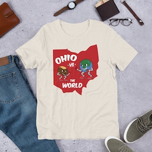 Ohio State Shirt Ohio Against the World Tshirt Brutus TShirt Ohio State Fan Shirt Buckeye Shirt