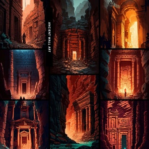 10x Ancient Wall Art + Motivational Art (Digital Download 4k High Quality)