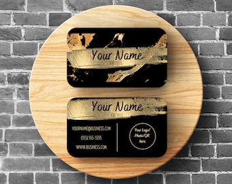 Editable Business Card template - printable instant download