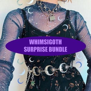 WhimsiGoth Core Bundle•whimsical gothCore style bundle•thrifted•birthday gift box•goth core•witch core•witchy whimsical gift•room decor•