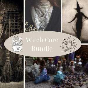 Lot WitchCore • Lot de style gothique Core • Produit économe • Coffret cadeau d'anniversaire Noyau vintage • Noyau effrayant • Lot style witchy • Bijoux • Décoration d'intérieur