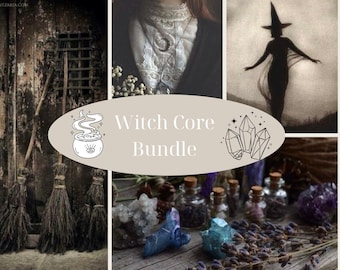 WitchCore Bundle•Gothic Style Bundle•thrifted•Geburtstagsgeschenk Box Vintage Core•gruseliger Kern•witchy style Bundle•Schmuck•Wohndekor