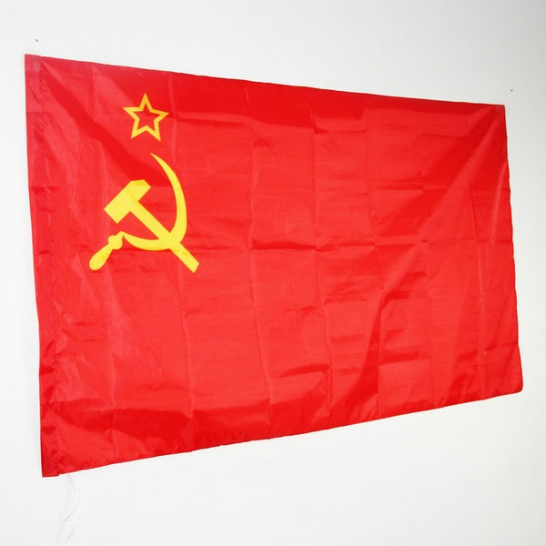 USSR Flag | Communism Flag | Soviet Flag | Wall Flag | Protest Flag | Collectible Flag | Hammer and Sickle