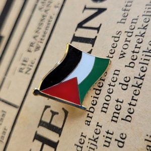 Palestine Flag Pin Palestinian Pin Free Palestine Pin Socialist Flag Hat Pin National Liberation Freedom Pin Independence Pin image 8