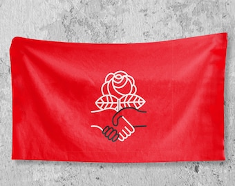 DSA Flag 90x60cm 3'x2' | Democratic Socialists of America Flag | socialist flag america | DSA USA