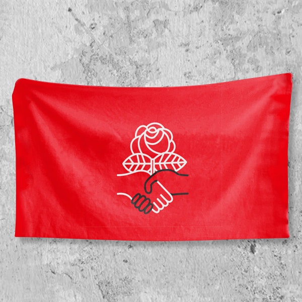 DSA Flag 90x60cm 3'x2' | Democratic Socialists of America Flag | socialist flag america | DSA USA