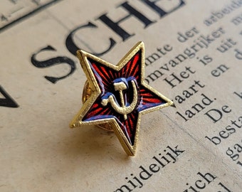 Hammer und Sichel Pin | Kommunistischer Pin | Russische Anstecknadel | Rucksack Pin | Socialist Pin | Hutnadel | Kommunistische Geschenke | Sammler Pin