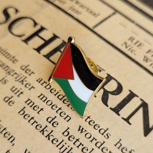 Pin's pour drapeau de la Palestine Épinglette palestinienne Épinglette Palestine gratuite Drapeau socialiste épingle à chapeau Libération nationale Épinglette de la liberté Épinglette de l'indépendance image 1