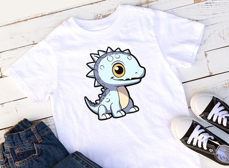 Dinosaur Svg Clipart Bundle Cute Dinosaur Png T Rex Svg - Etsy