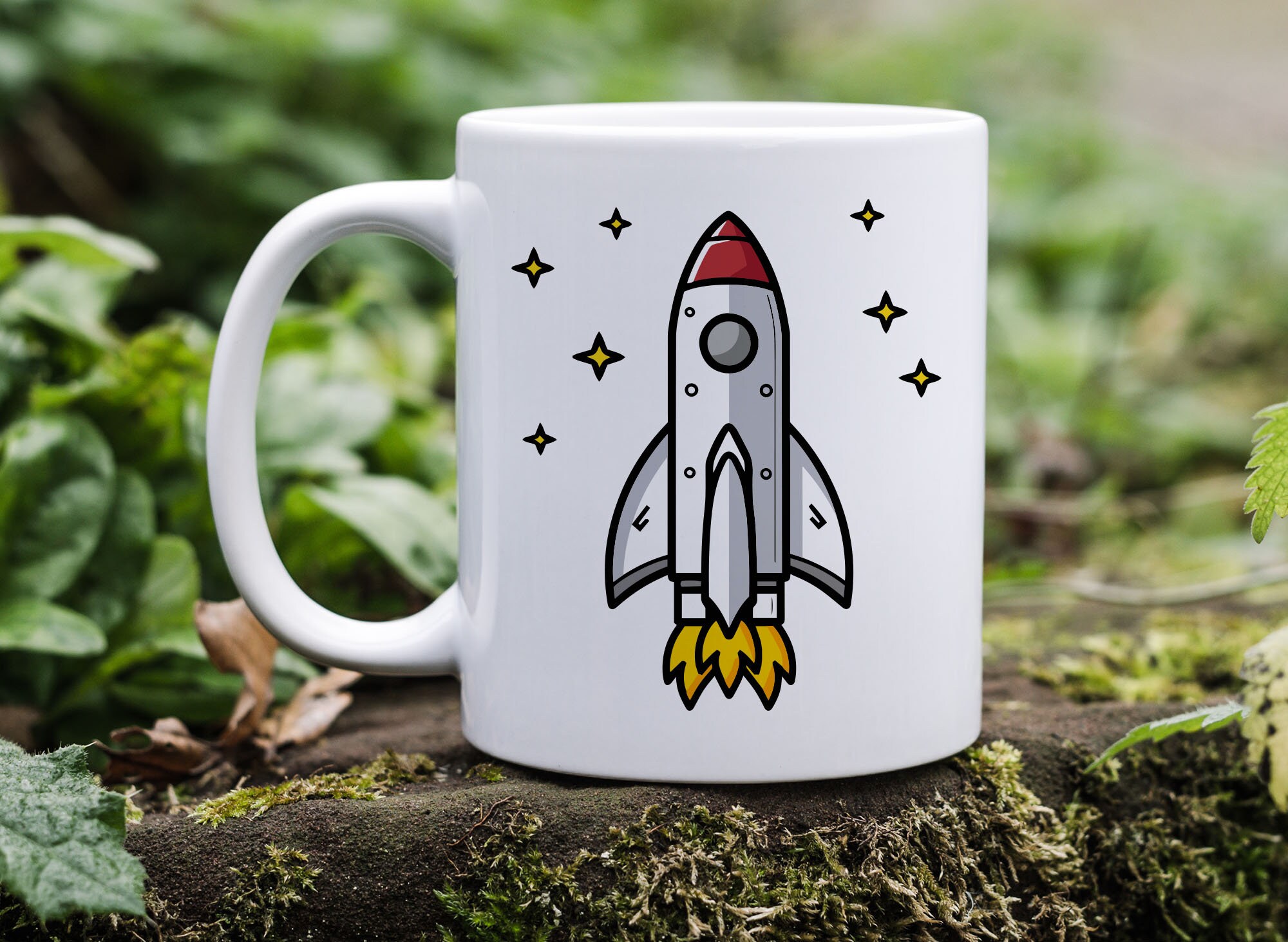 Space Rocket Svg Clipart Bundle Space Png Stickers - Etsy