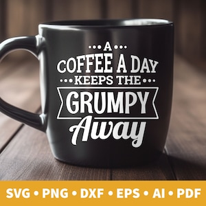 Coffee SVG bundle, funny sublimation designs ideal for tote bags, shirts, coffee cups, mugs, button badges, laptop stickers, gildan 1800 sweaters, tumbler wrap etc. Instant digital download. Also provided in PNG format.
