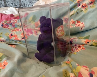 TY Princess Diana Bear First Edition, Mint Condition, P.V.C Pellets + Tag Protector