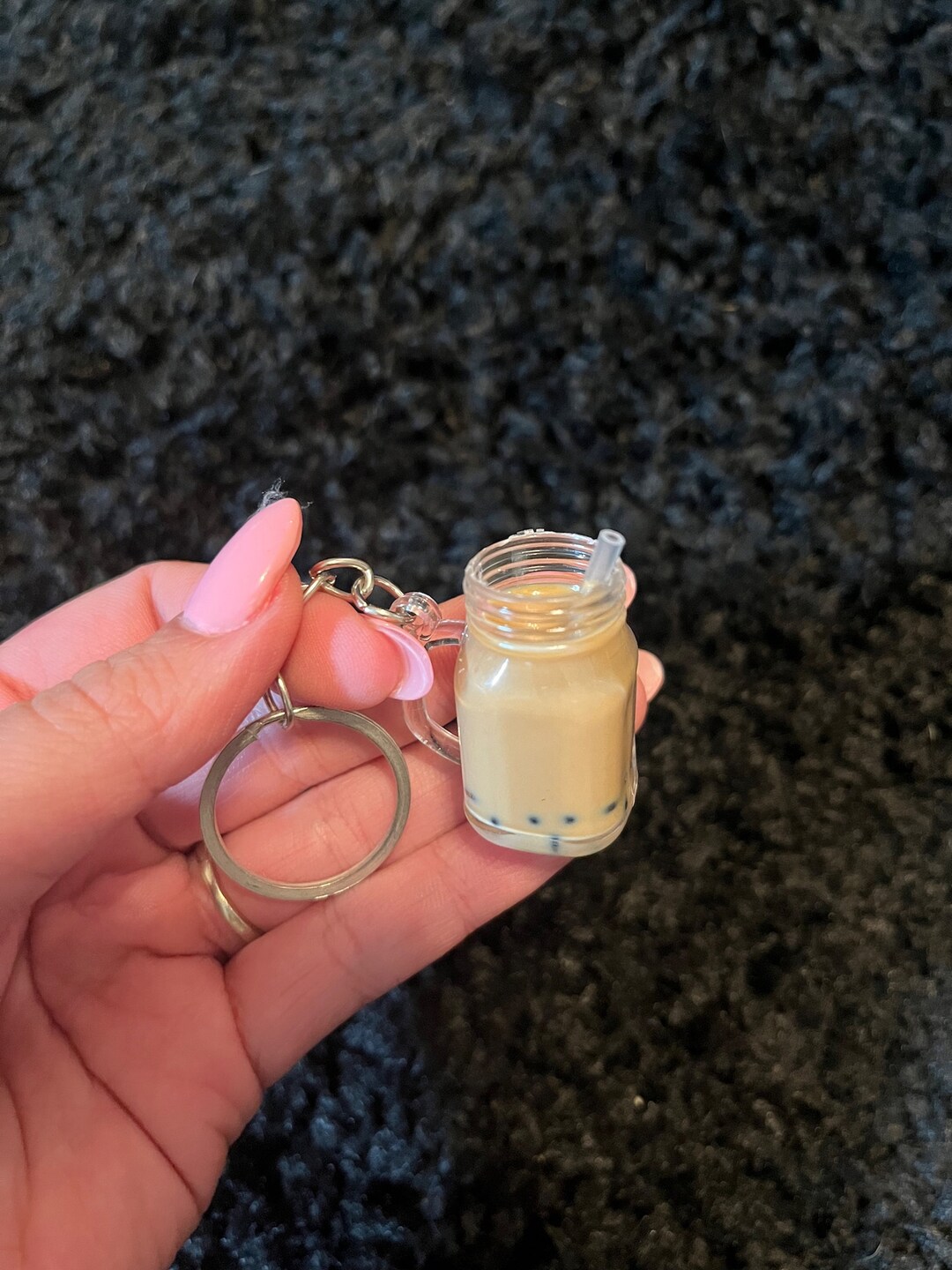 Boba Tea Key Chain Etsy