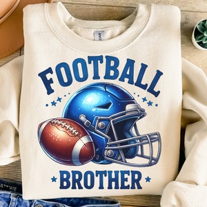 Football Brother Png, Sublimation Design, Football Season Png, Game Day Png, Mascot Png, T-Shirt Design, Instant Digital Download Png, DTF