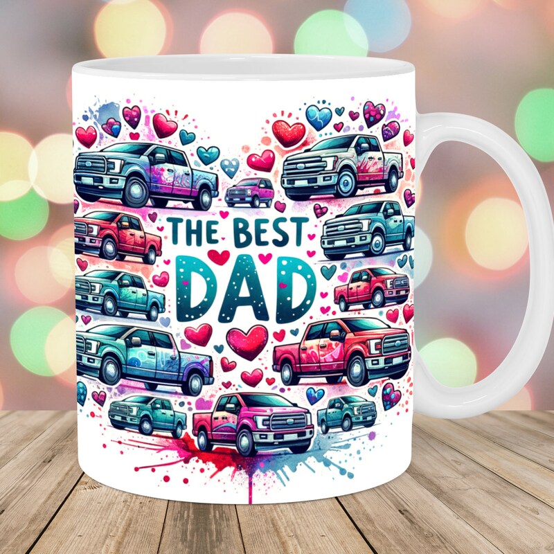 Dad Script Mug Dad Mug - Etsy
