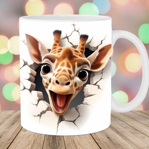 Giraffe Tumbler Giraffe Gifts Giraffe Mug 20oz Cute Animal Coffee