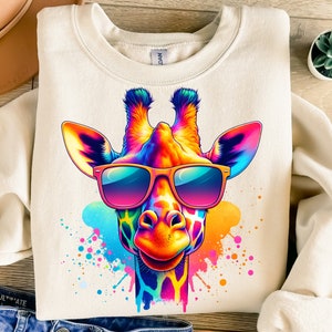 Camisetas Jirafa De Diseño - Envío Gratis