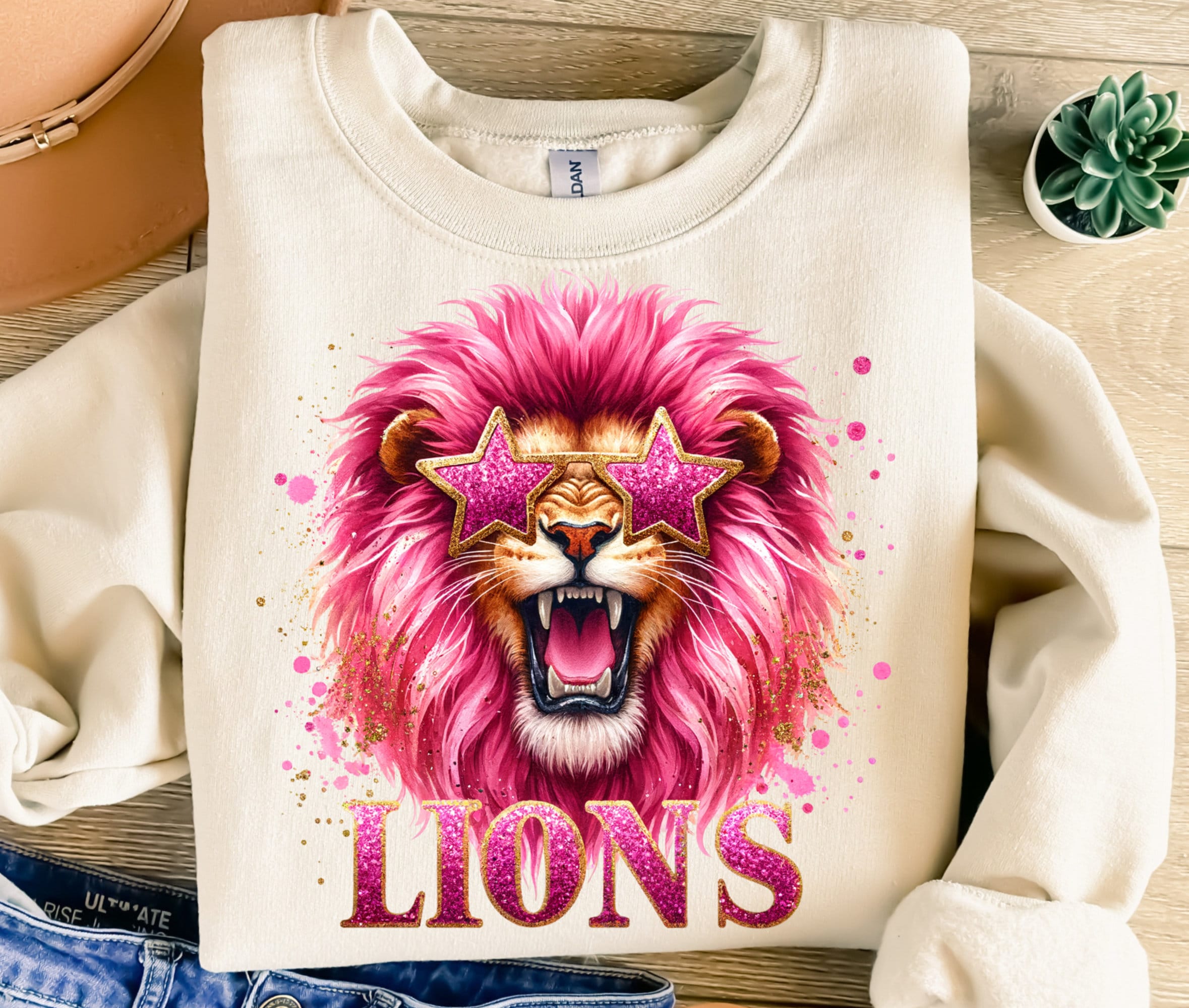 Pink Detroit Lions Shirt Etsy UK