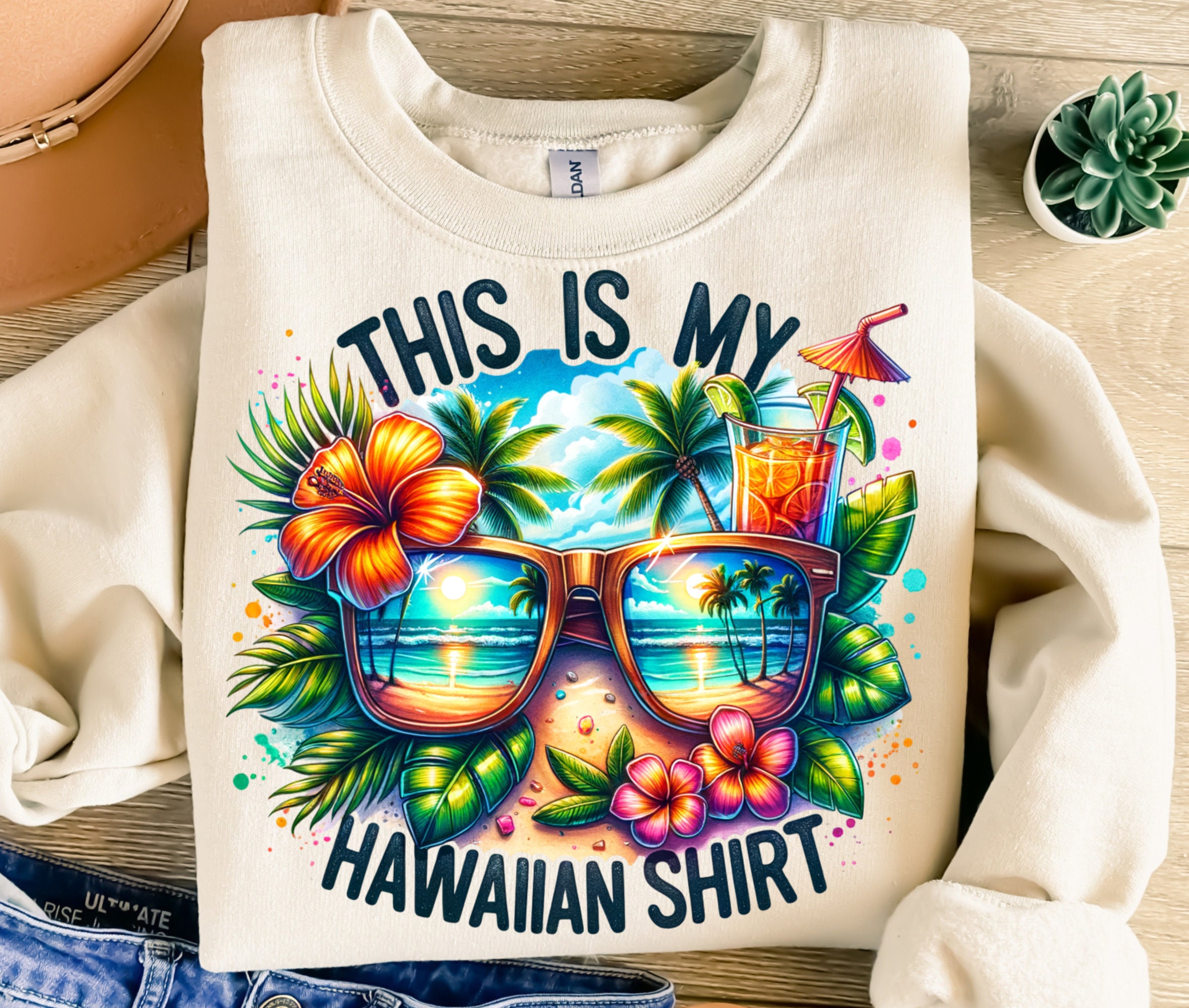 Diseño de camiseta hawaiana México