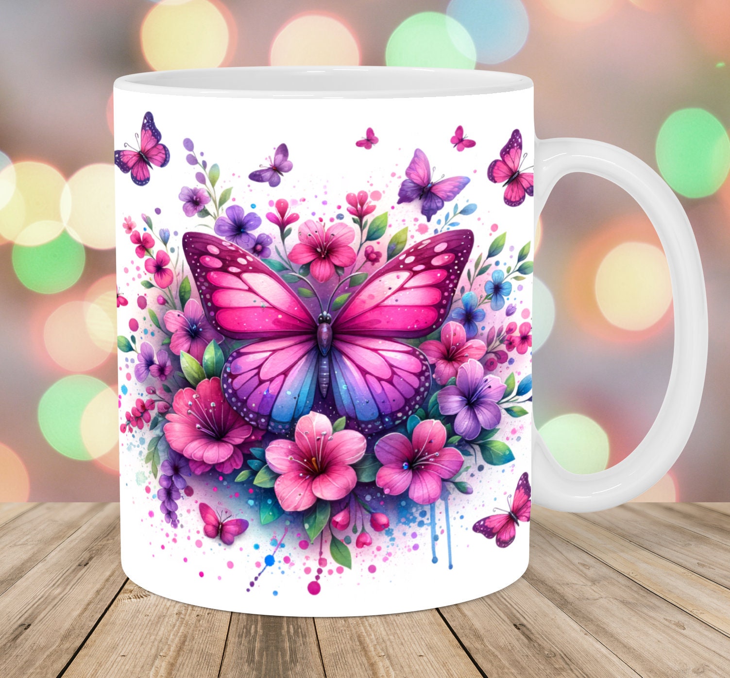 Printplanet Tasse 'Leg Dich Nicht Mit Silke An' - Personalisierte Namenstasse, 325 Ml, Rosa, Spülmaschinenfest