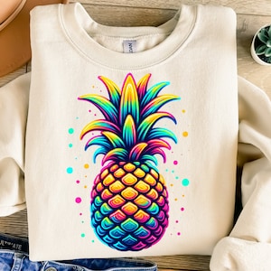 Débardeur Ananas De Noël Tropical Coloré - Style Festif Chaud Pour Vacances Hawaï