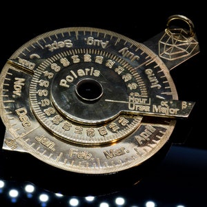 Sundial Star Clock Pocket Watch Astronomical Clock Sun Compass Stellar Pocket Watch image 8
